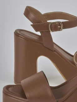 Sandali tacco 9cm pelle Donna Sandali Tacco Alto