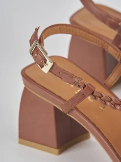 Hot Sandali tacco 6cm pelle Donna Sandali Tacco Alto