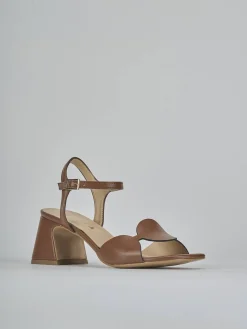 Clearance Sandali tacco 5cm pelle Donna Sandali Tacco Alto