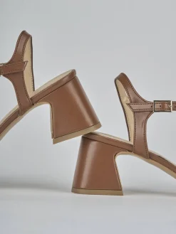 Clearance Sandali tacco 5cm pelle Donna Sandali Tacco Alto