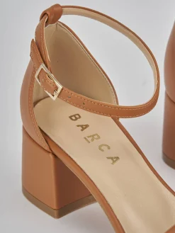 Sandali tacco 5cm pelle Donna Sandali Tacco Alto