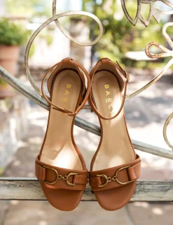 Sandali tacco 5cm pelle Donna Sandali Tacco Alto