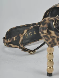 Sale Sandali tacco 8cm pelle Donna Sandali Tacco Alto