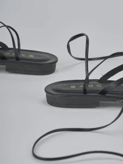 Outlet Sandali tacco 1cm pelle Donna Sandali Tacco Basso