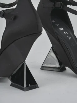 Hot Sandali tacco 5cm pelle Donna Sandali Tacco Alto