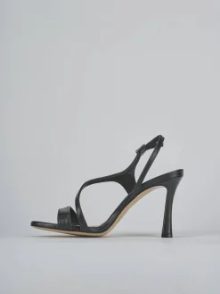 New Sandali tacco 9cm pelle Donna Sandali Tacco Alto