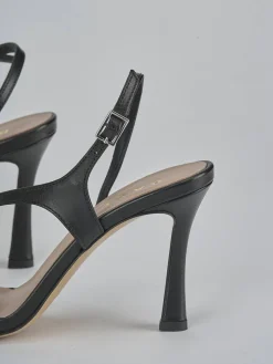 New Sandali tacco 9cm pelle Donna Sandali Tacco Alto