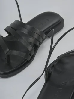 Discount Sandali tacco 1cm pelle Donna Sandali Tacco Basso