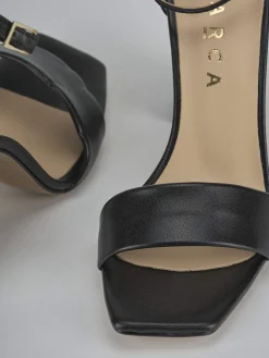 Sandali tacco 9cm pelle Donna Sandali Tacco Alto