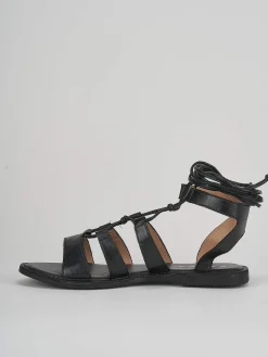Hot Sandali tacco 1cm pelle Donna Sandali Tacco Basso