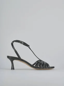 Hot Sandali tacco 5cm pelle Donna Sandali Tacco Alto