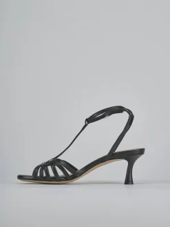 Hot Sandali tacco 5cm pelle Donna Sandali Tacco Alto