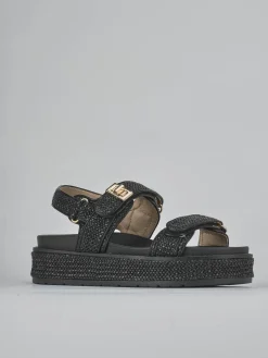 Discount Sandali tacco 1cm pelle Donna Sandali Tacco Basso