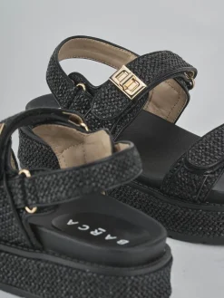 Discount Sandali tacco 1cm pelle Donna Sandali Tacco Basso