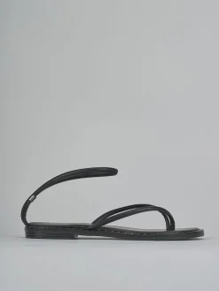 Sandali tacco 1cm pelle Donna Sandali Tacco Basso