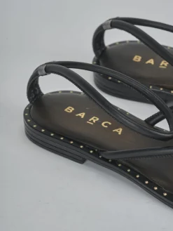 Sandali tacco 1cm pelle Donna Sandali Tacco Basso