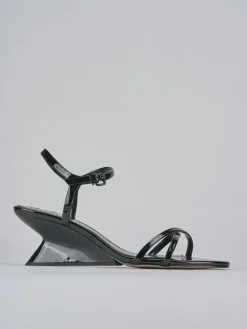 Discount Sandali tacco 5cm pelle Donna Sandali Tacco Alto