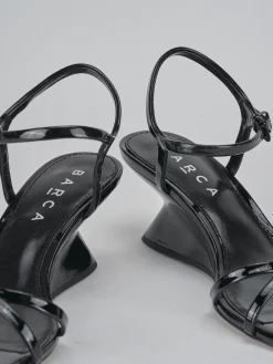 Discount Sandali tacco 5cm pelle Donna Sandali Tacco Alto