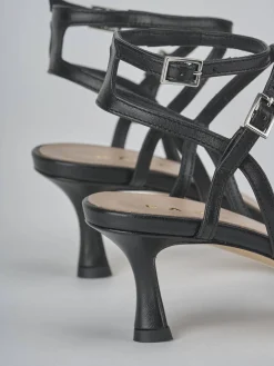 Discount Sandali tacco 5cm pelle Donna Sandali Tacco Alto