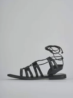 Sale Sandali tacco 1cm pelle Donna Sandali Tacco Basso