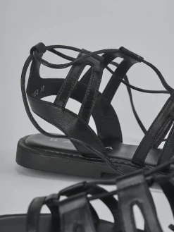 Sale Sandali tacco 1cm pelle Donna Sandali Tacco Basso