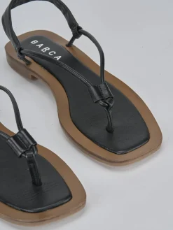 Best Sandali tacco 1cm pelle Donna Sandali Tacco Basso