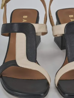 Clearance Sandali tacco 5cm pelle Donna Sandali Tacco Alto