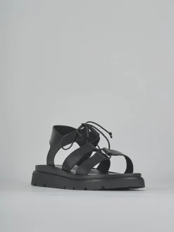 Clearance Sandali tacco 1cm pelle Donna Sandali Tacco Basso