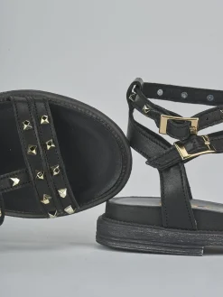 Sale Sandali tacco 2cm pelle Donna Sandali Tacco Basso