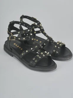 Sale Sandali tacco 2cm pelle Donna Sandali Tacco Basso