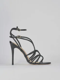 Outlet Sandali tacco 10cm pelle Donna Sandali Tacco Alto