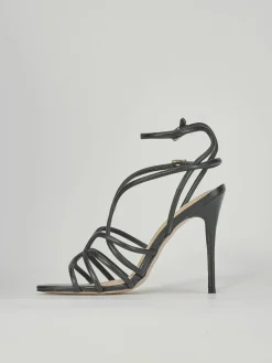 Outlet Sandali tacco 10cm pelle Donna Sandali Tacco Alto