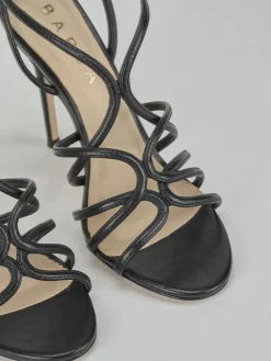 Outlet Sandali tacco 10cm pelle Donna Sandali Tacco Alto