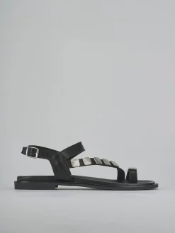 Discount Sandali tacco 1cm pelle Donna Sandali Tacco Basso