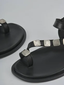 Discount Sandali tacco 1cm pelle Donna Sandali Tacco Basso