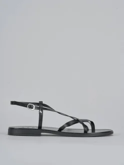 Sandali tacco 1cm pelle Donna Sandali Tacco Basso