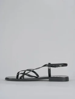 Sandali tacco 1cm pelle Donna Sandali Tacco Basso