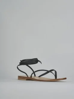 Discount Sandali tacco 1cm pelle Donna Sandali Tacco Basso