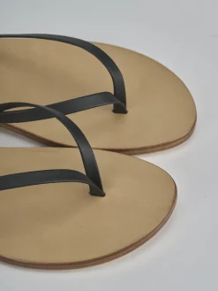 Discount Sandali tacco 1cm pelle Donna Sandali Tacco Basso