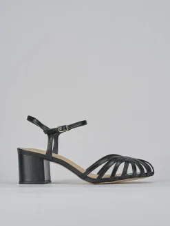 Outlet Sandali tacco 5cm pelle Donna Sandali Tacco Alto