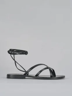 Sale Sandali tacco 1cm pelle Donna Sandali Tacco Basso