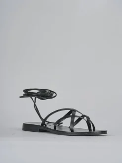 Sale Sandali tacco 1cm pelle Donna Sandali Tacco Basso