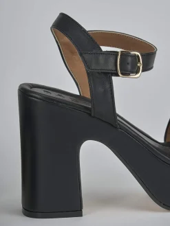 Sandali tacco 9cm pelle Donna Sandali Tacco Alto