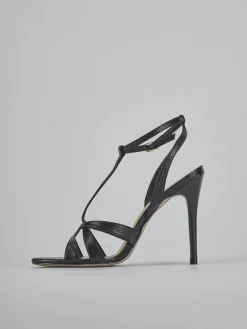 Outlet Sandali tacco 10cm pelle Donna Sandali Tacco Alto