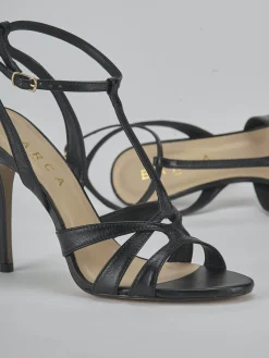 Outlet Sandali tacco 10cm pelle Donna Sandali Tacco Alto