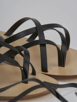 Best Sandali tacco 1cm pelle Donna Sandali Tacco Basso