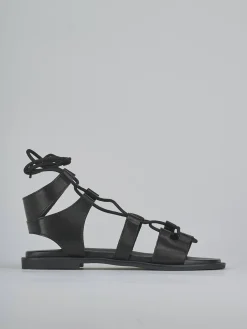 Sale Sandali tacco 1cm pelle Donna Sandali Tacco Basso