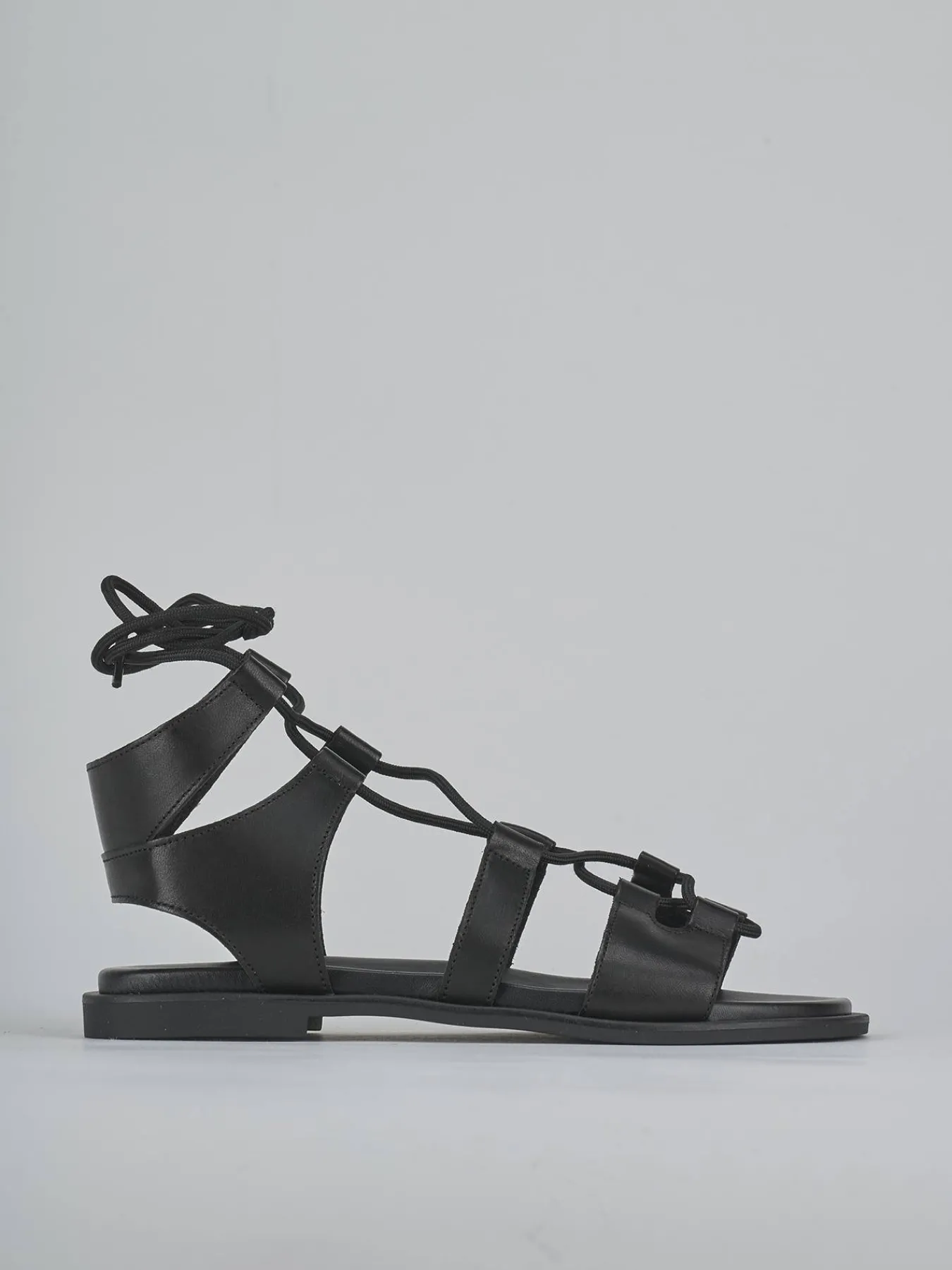 Sale Sandali tacco 1cm pelle Donna Sandali Tacco Basso