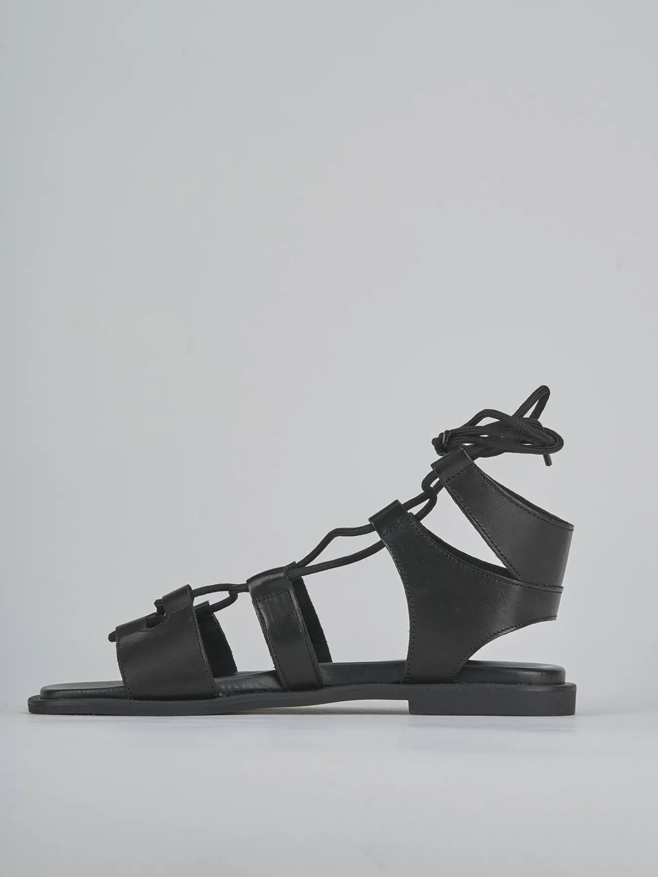 Sale Sandali tacco 1cm pelle Donna Sandali Tacco Basso