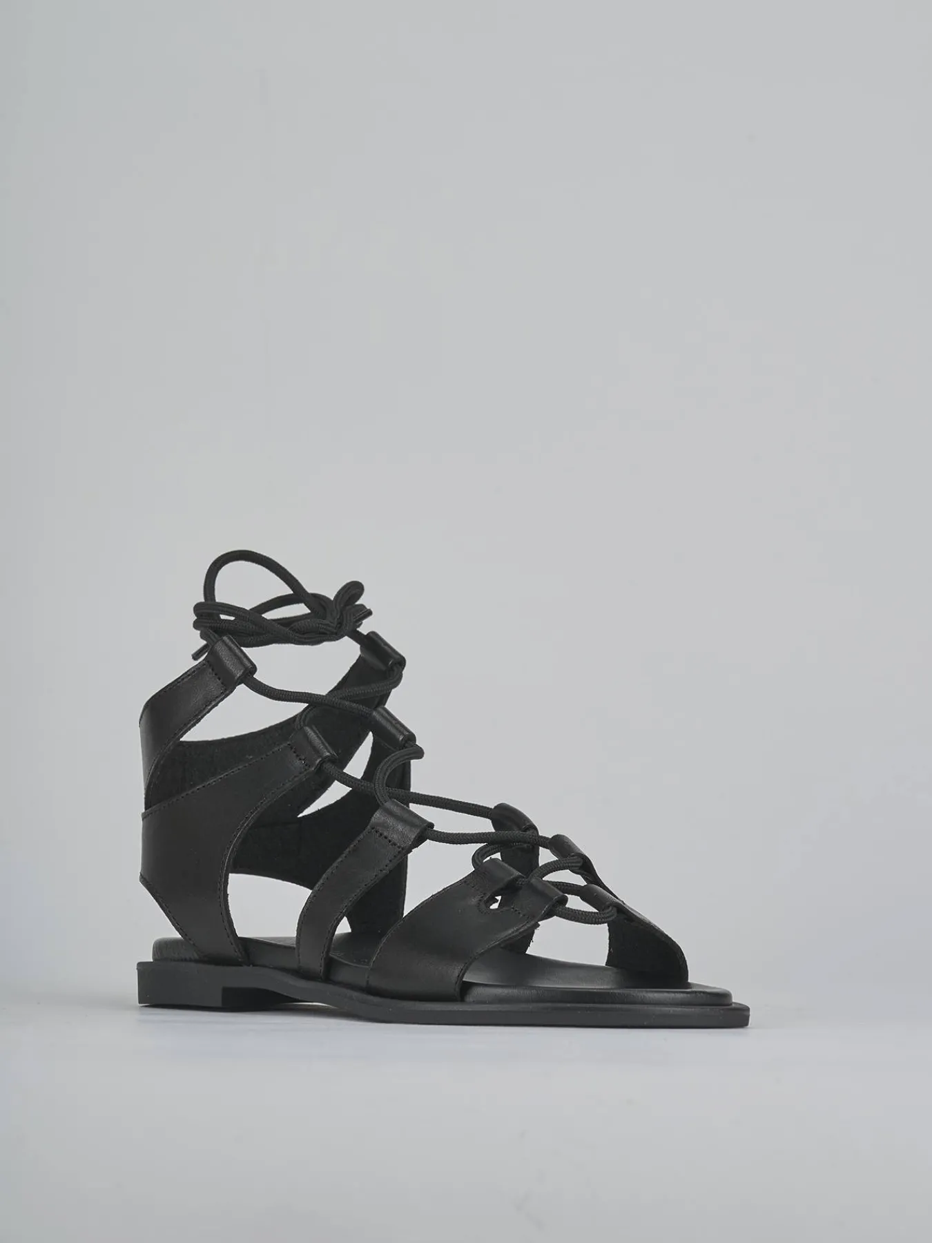 Sale Sandali tacco 1cm pelle Donna Sandali Tacco Basso